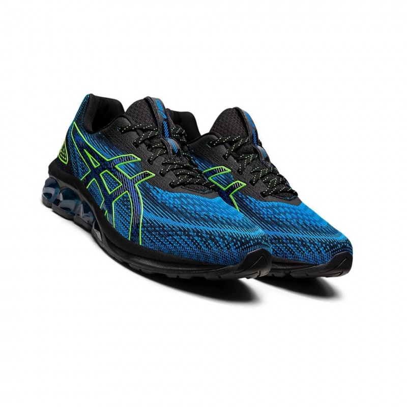 Basket Asics GEL-QUANTUM 180 VII Femme Noir Bleu | QPEK10285