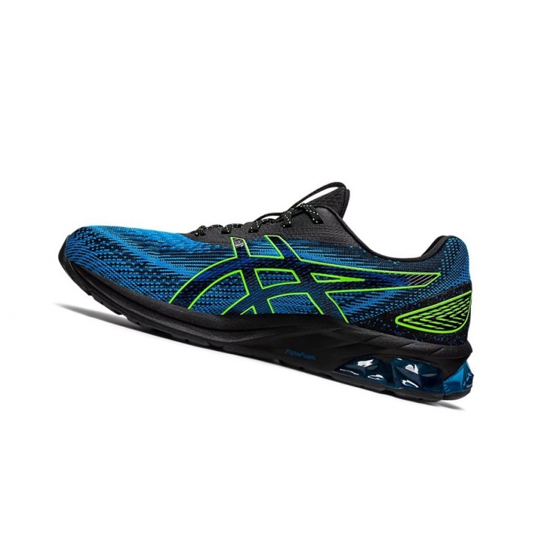 Basket Asics GEL-QUANTUM 180 VII Femme Noir Bleu | QPEK10285