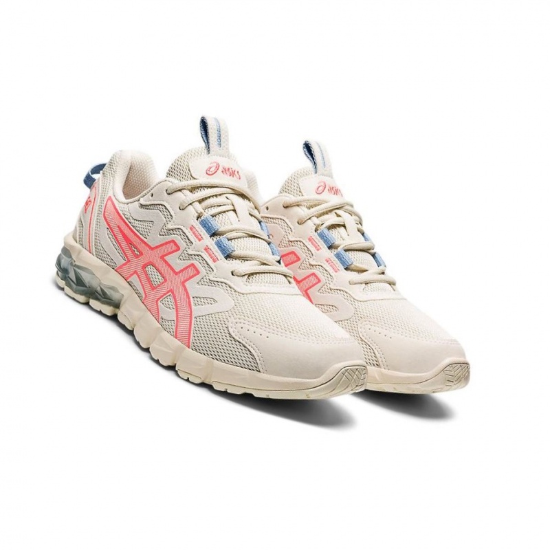 Basket Asics GEL-QUANTUM 90 3 Femme Beige | HDRU81405