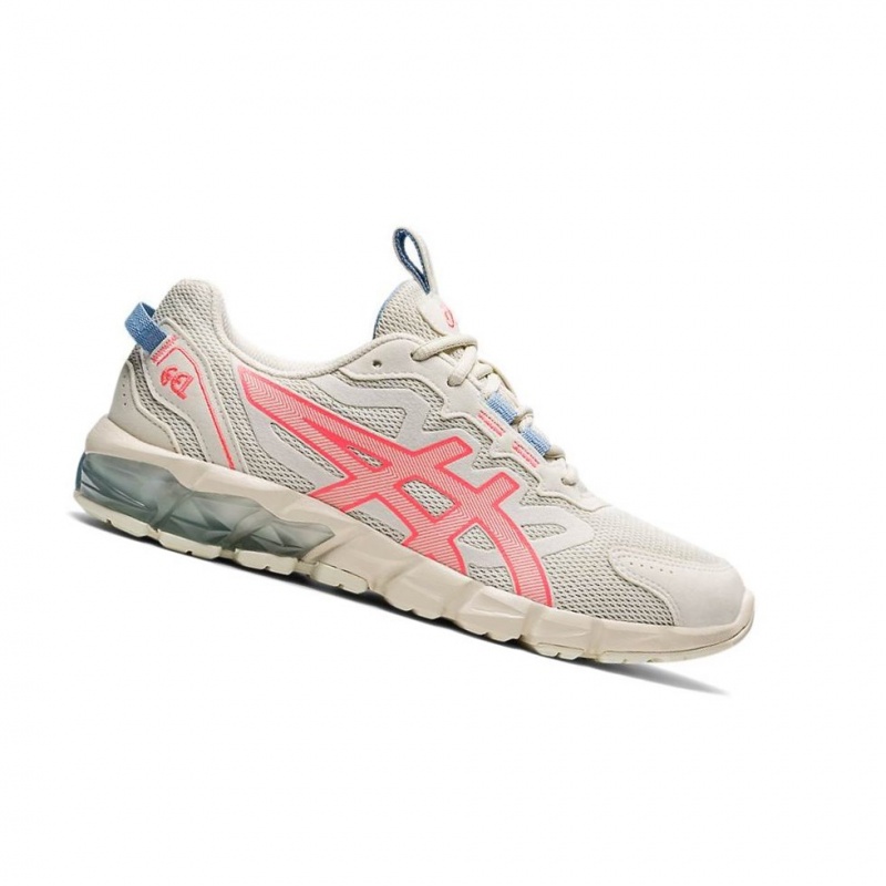 Basket Asics GEL-QUANTUM 90 3 Femme Beige | HDRU81405