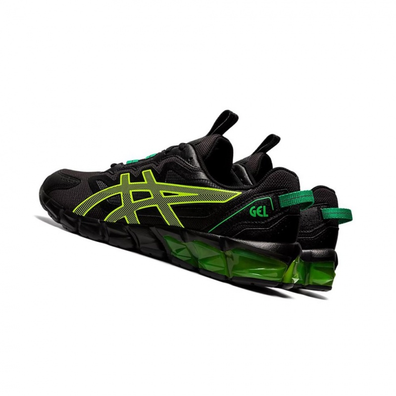 Basket Asics GEL-QUANTUM 90 Femme Noir Jaune | ZHDU73958