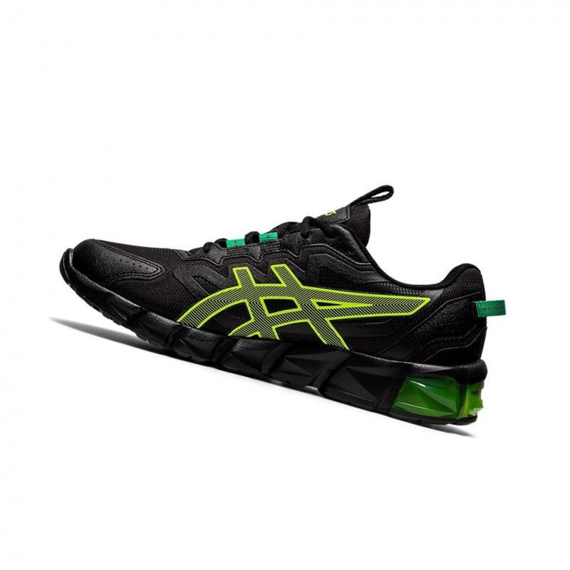 Basket Asics GEL-QUANTUM 90 Femme Noir Jaune | ZHDU73958