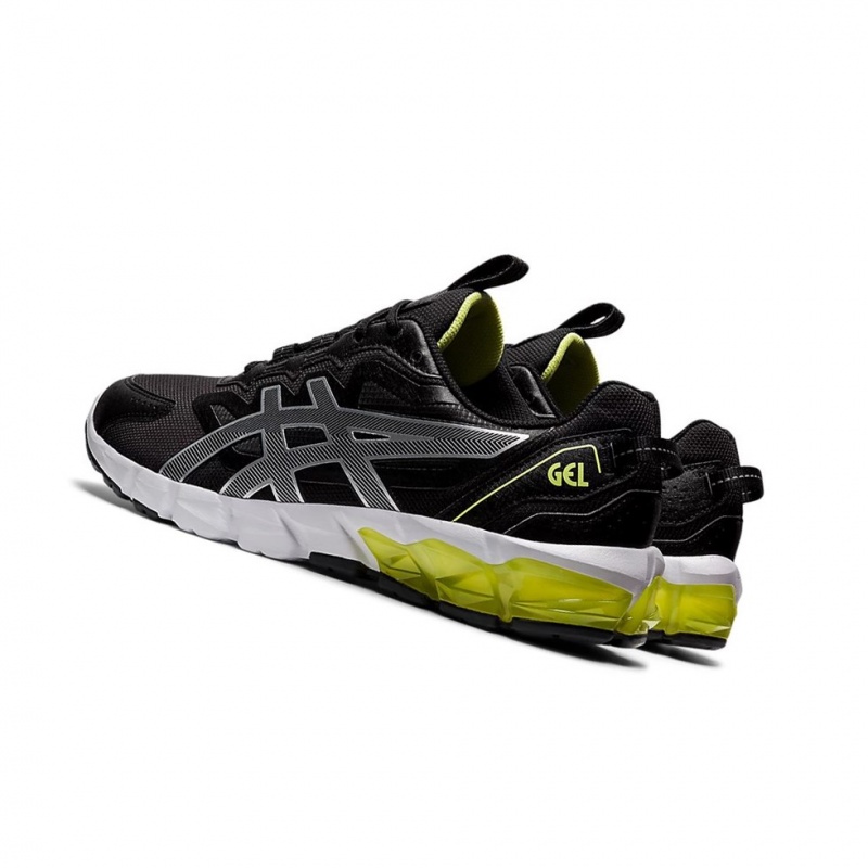 Basket Asics GEL-QUANTUM 90 Femme Noir Jaune | CZDH53029