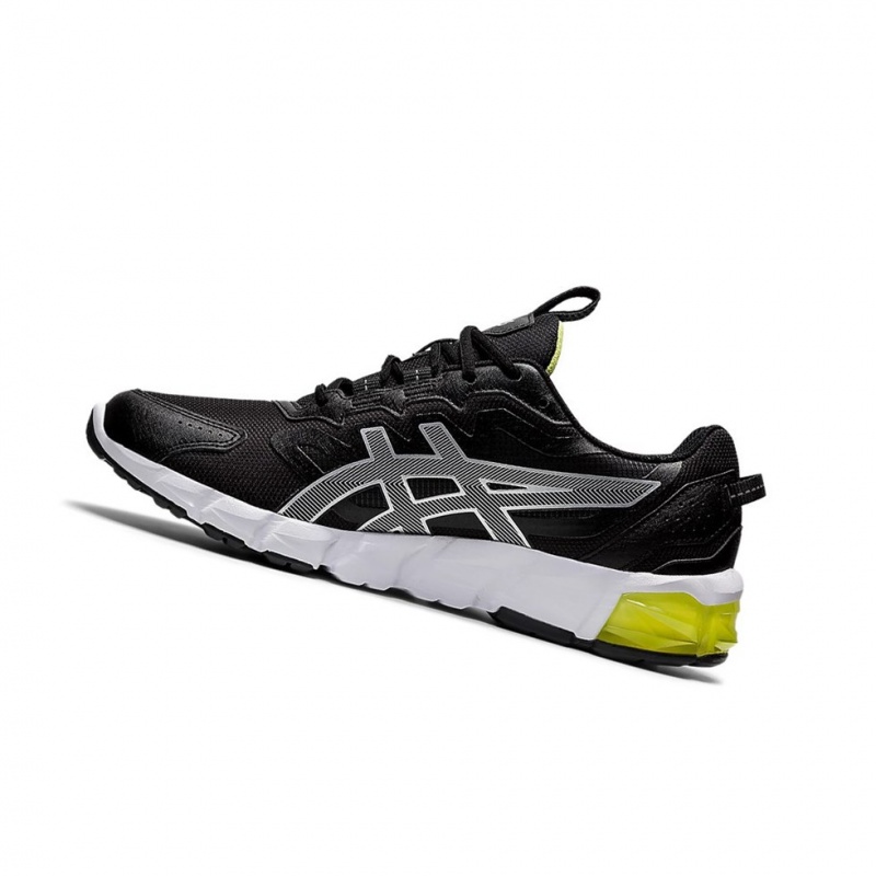 Basket Asics GEL-QUANTUM 90 Femme Noir Jaune | CZDH53029