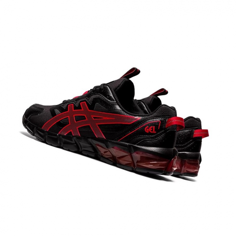 Basket Asics GEL-QUANTUM 90 Femme Noir Rouge | JWIX24780