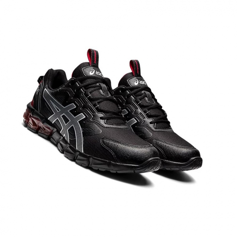 Basket Asics GEL-QUANTUM 90 Femme Noir Rouge | PIOH42051