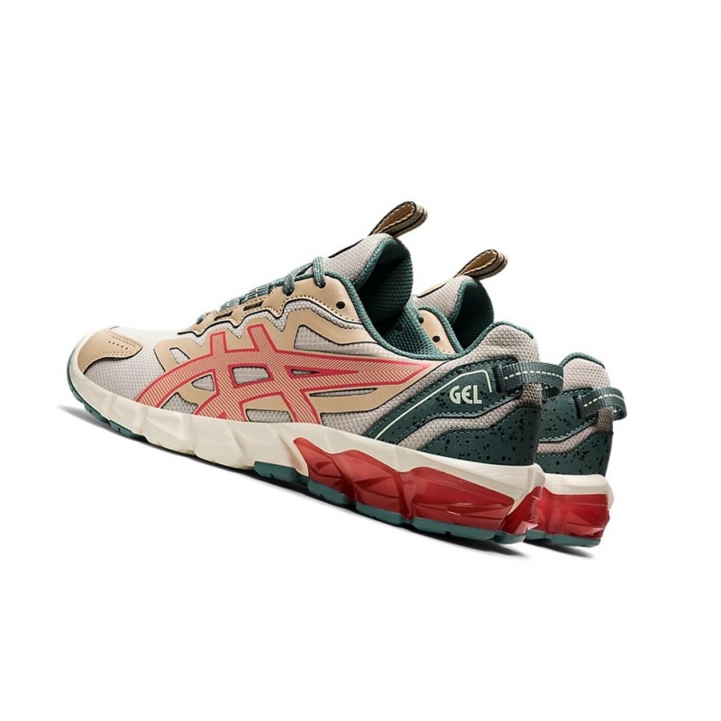 Basket Asics GEL-QUANTUM 90 Femme Oatmeal / Sienna | OPNG18360