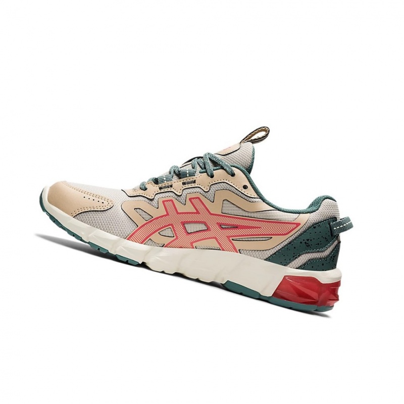 Basket Asics GEL-QUANTUM 90 Femme Oatmeal / Sienna | OPNG18360