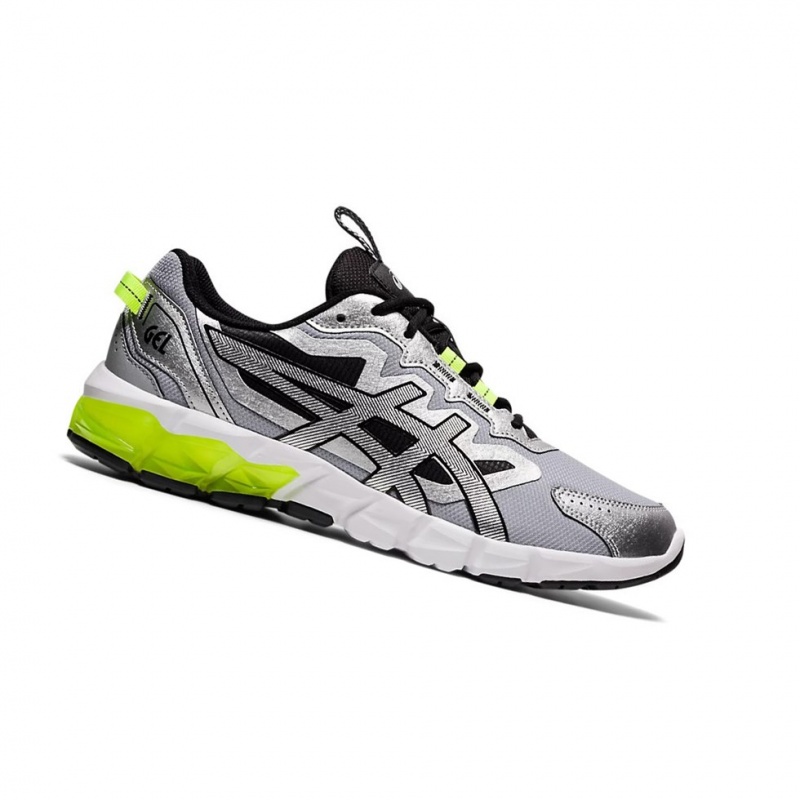 Basket Asics GEL-QUANTUM 90 Homme Argent Noir | UDPS13589