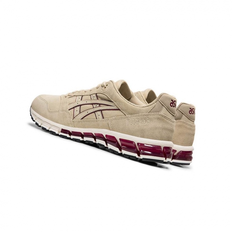 Basket Asics GEL-SAGA 180 Homme Beige | RLCF05713