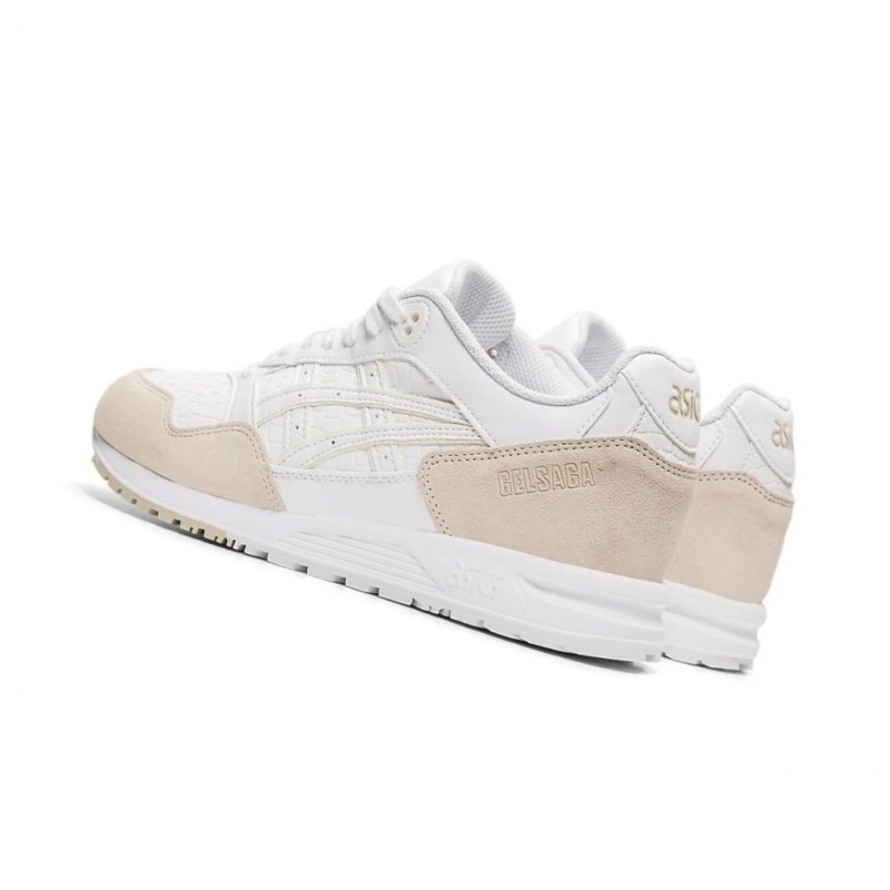 Basket Asics GEL-SAGA Femme Blanche | GNKP04375