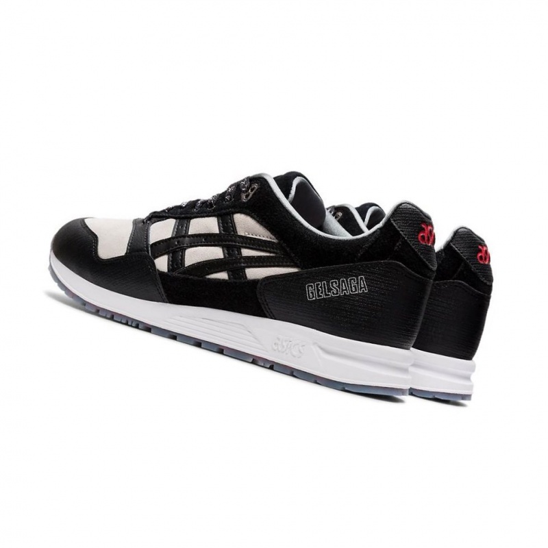 Basket Asics GEL-SAGA Homme Noir | LWAX64579