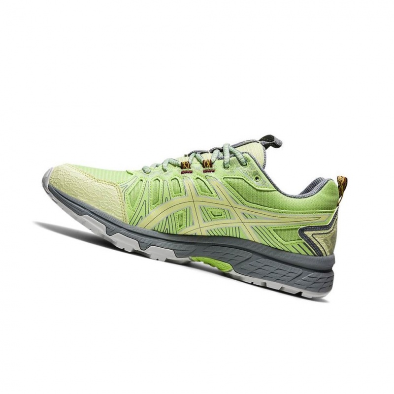 Basket Asics HN1-S GEL-VENTURE 7 Homme Vert Clair | ECMI96217