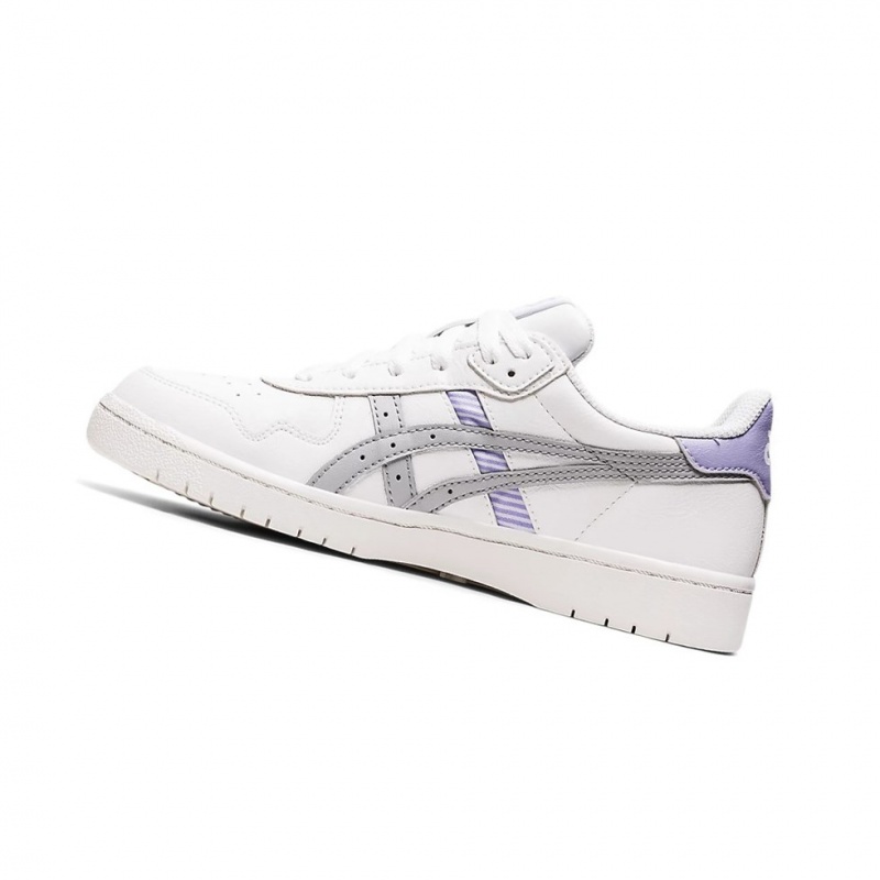 Basket Asics JAPAN S Femme Blanche Grise | GUFC38197