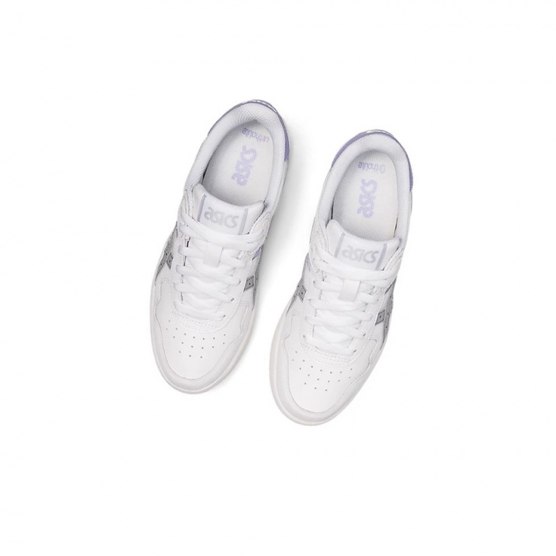 Basket Asics JAPAN S Femme Blanche Grise | GUFC38197