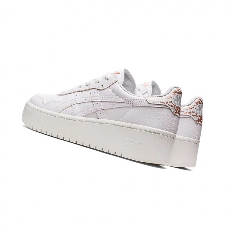 Basket Asics JAPAN S PF Femme Blanche Blanche | ZTAQ89307