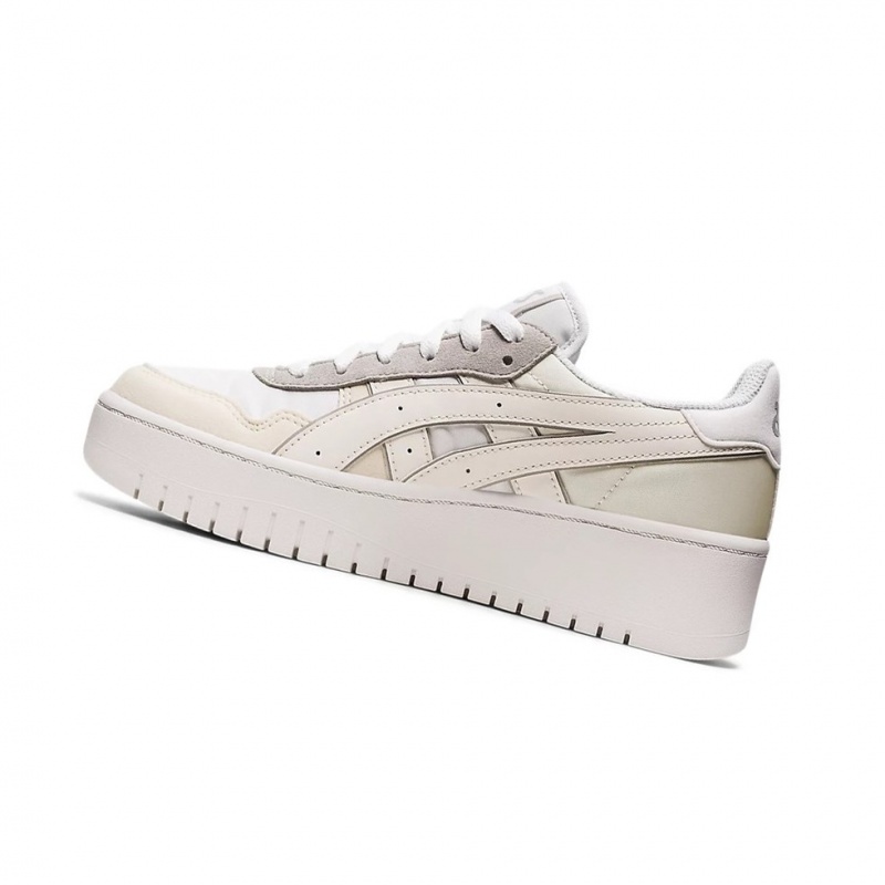 Basket Asics JAPAN S PF Femme Blanche Blanche | KCGR05236