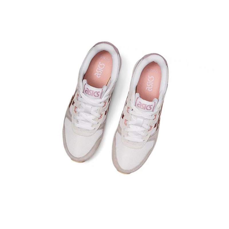 Basket Asics LYTE CLASSIC Femme Blanche Rose Doré | XDLB62704