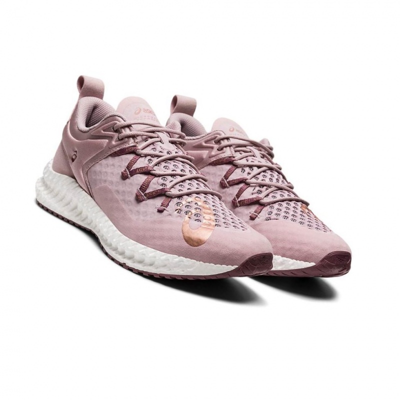 Basket Asics MICROFLUX Femme Rose | VYSQ84926