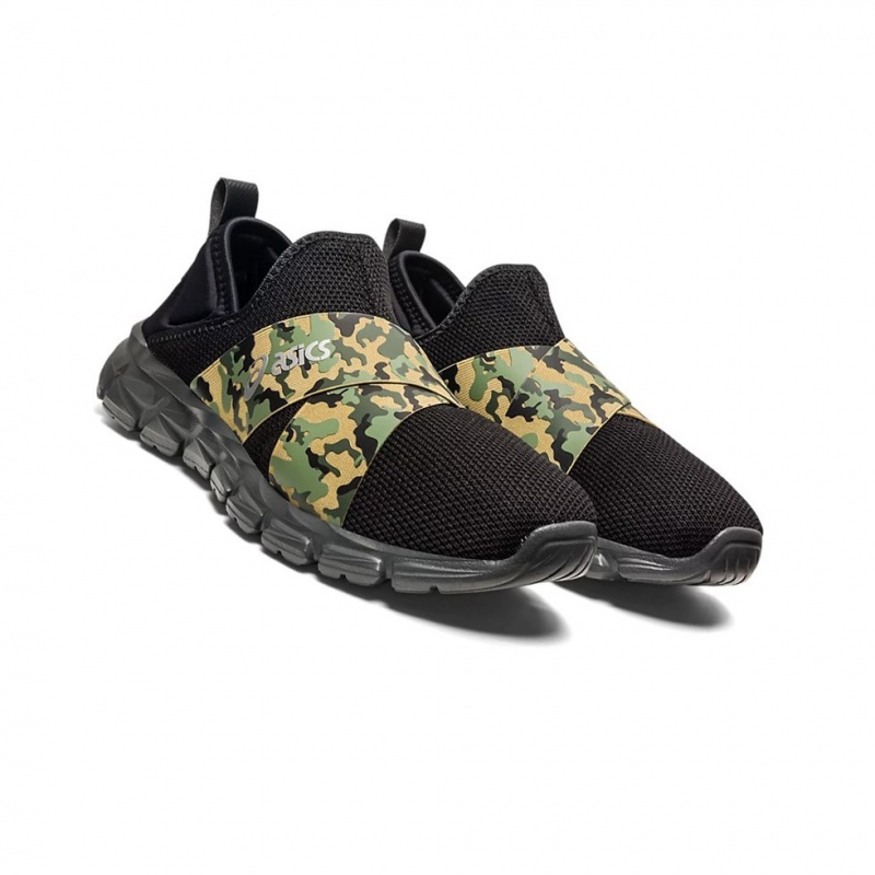 Basket Asics QUANTUM LYTE SLIP-ON Femme Noir Camouflage | TFGW86540