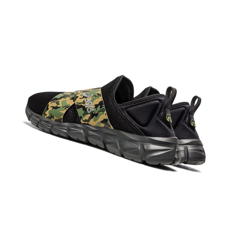 Basket Asics QUANTUM LYTE SLIP-ON Femme Noir Camouflage | TFGW86540