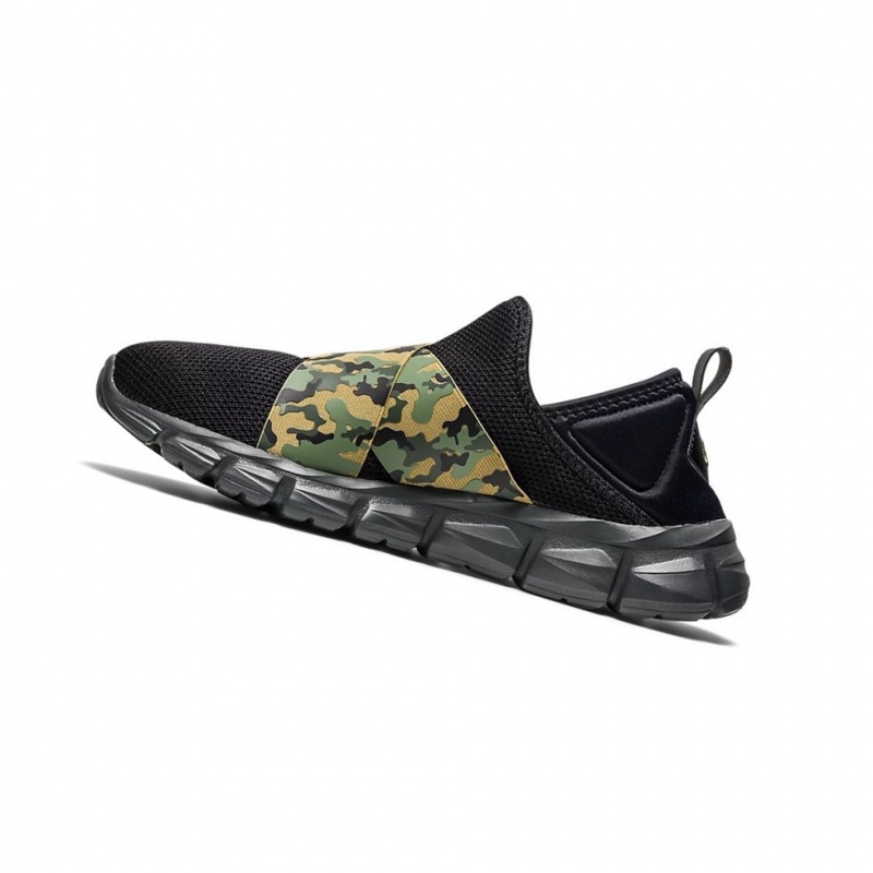 Basket Asics QUANTUM LYTE SLIP-ON Femme Noir Camouflage | TFGW86540