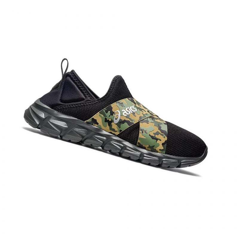 Basket Asics QUANTUM LYTE SLIP-ON Femme Noir Camouflage | TFGW86540