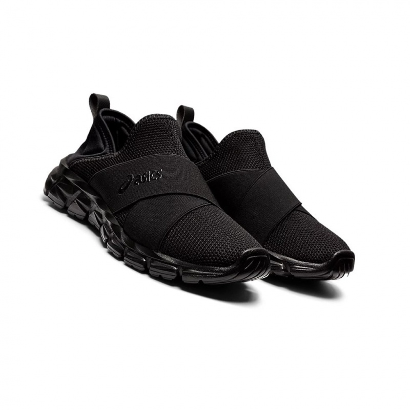 Basket Asics QUANTUM LYTE SLIP-ON Femme Noir Noir | ELYW78562