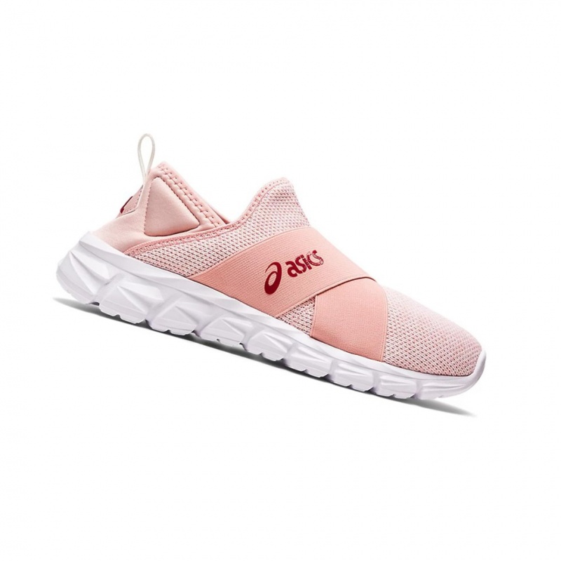 Basket Asics QUANTUM LYTE SLIP-ON Femme Rose Rose | TCKU15427