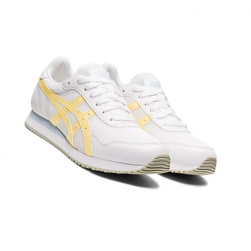 Basket Asics TIGER RUNNER Femme Blanche | HUVN64357