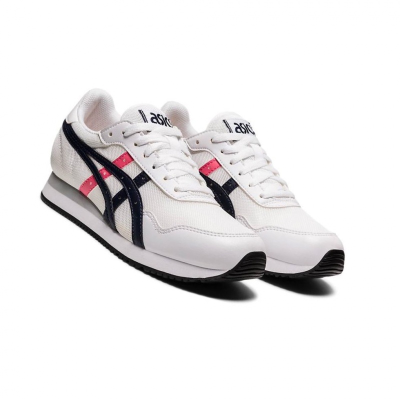 Basket Asics TIGER RUNNER Femme Blanche | DLCS58294