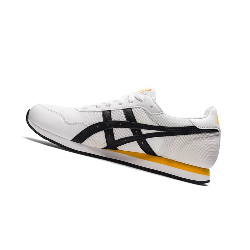 Basket Asics TIGER RUNNER Homme Blanche Noir | MWIX97283