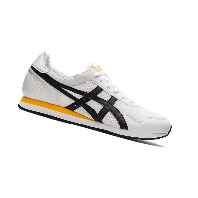 Basket Asics TIGER RUNNER Homme Blanche Noir | MWIX97283