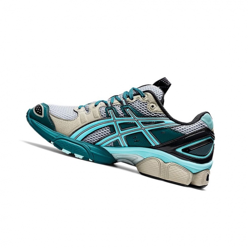 Basket Asics UB3-S GEL-NIMBUS 9 Femme Grise Bleu | RBEJ41209