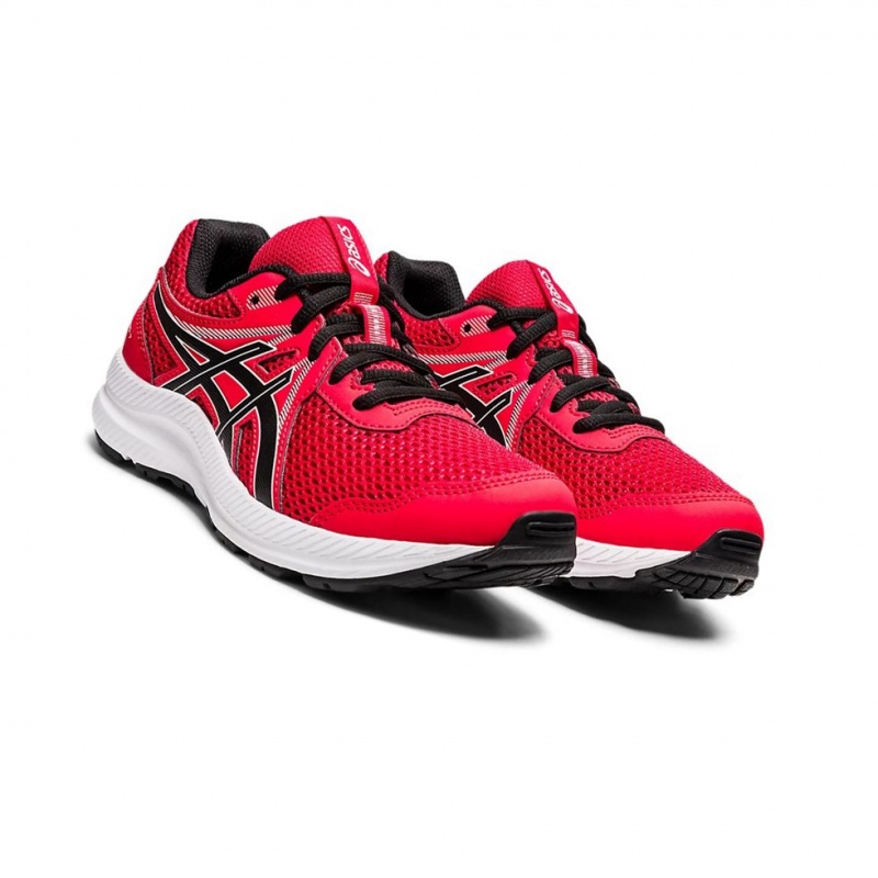 Chaussure Running Asics CONTEND 7 GS Enfant Rouge Noir | UXFN49613