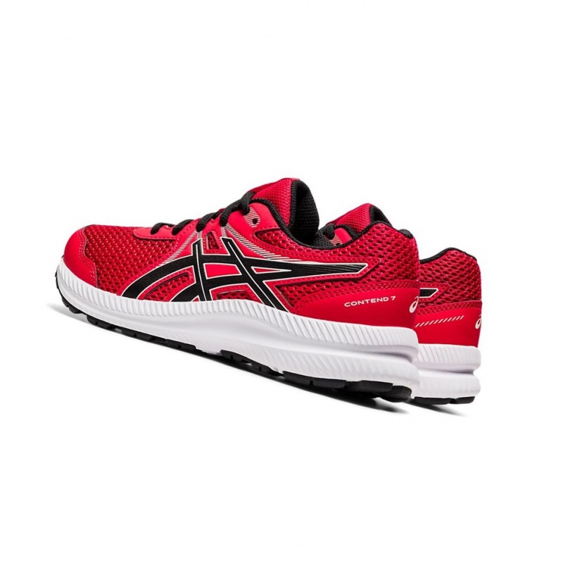 Chaussure Running Asics CONTEND 7 GS Enfant Rouge Noir | UXFN49613