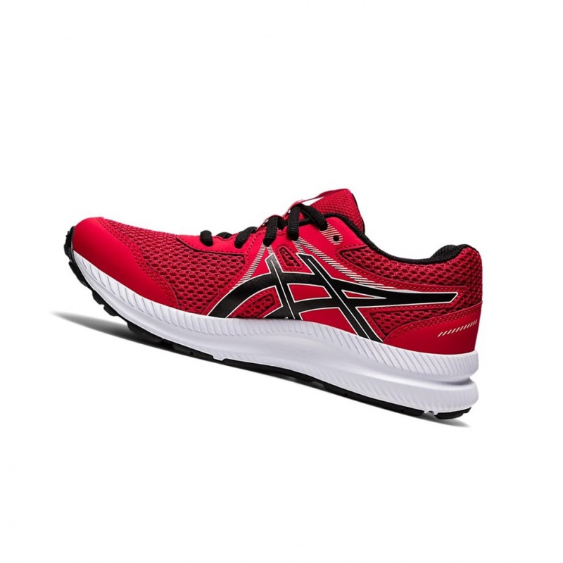 Chaussure Running Asics CONTEND 7 GS Enfant Rouge Noir | UXFN49613