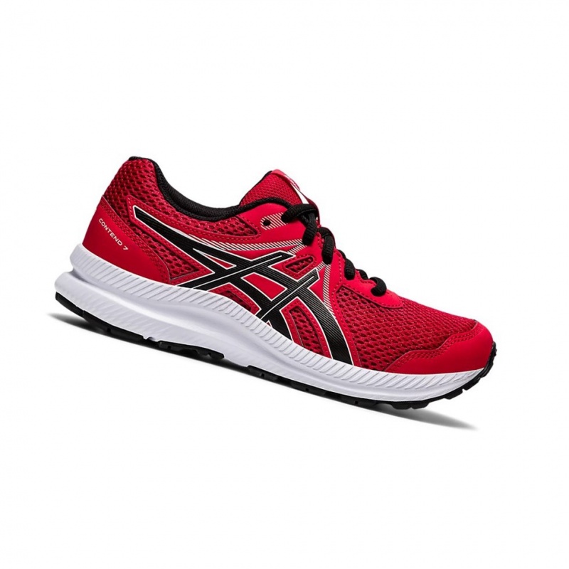 Chaussure Running Asics CONTEND 7 GS Enfant Rouge Noir | UXFN49613