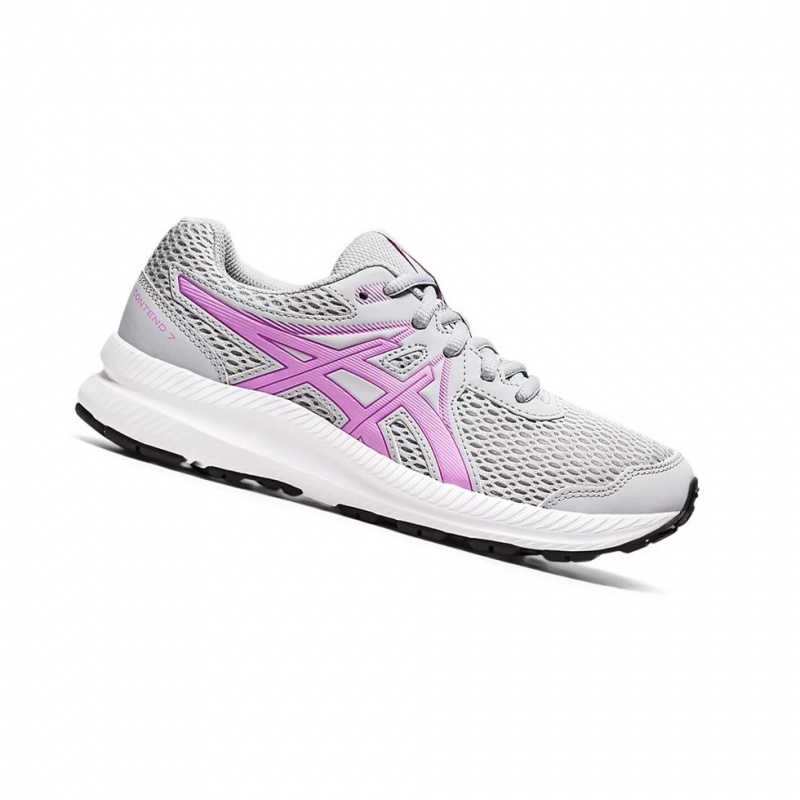 Chaussure Running Asics CONTEND 7 GS Enfant Grise Lavande | VGTR89316