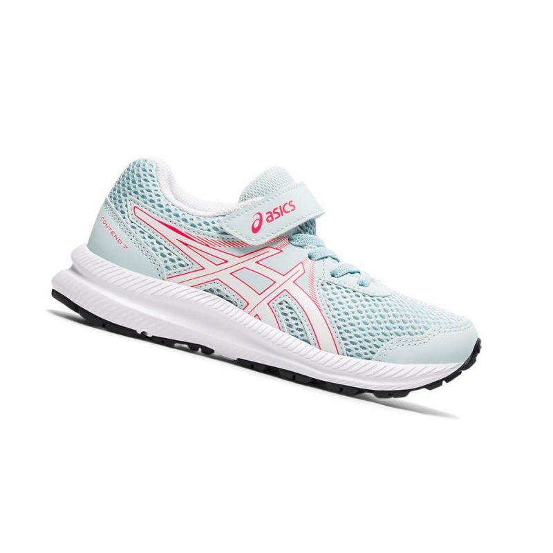 Chaussure Running Asics CONTEND 7 PS Enfant Turquoise Clair | LIYA14368