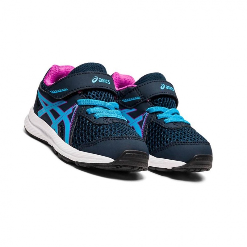 Chaussure Running Asics CONTEND 7 TS Enfant Bleu | IRYT78359