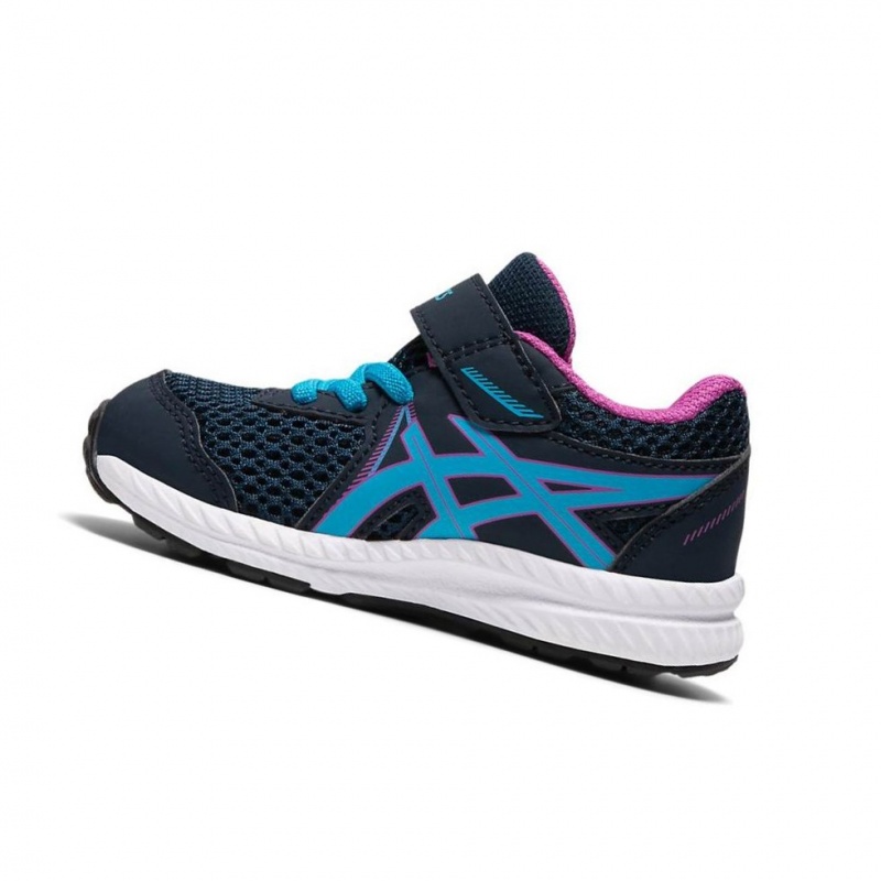 Chaussure Running Asics CONTEND 7 TS Enfant Bleu | IRYT78359