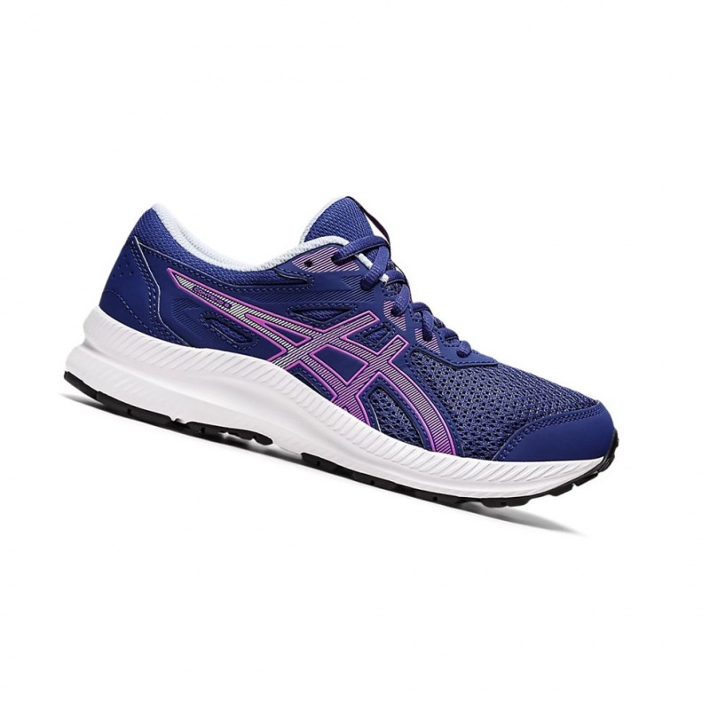 Chaussure Running Asics CONTEND 8 GS Enfant Bleu | JNIM84210