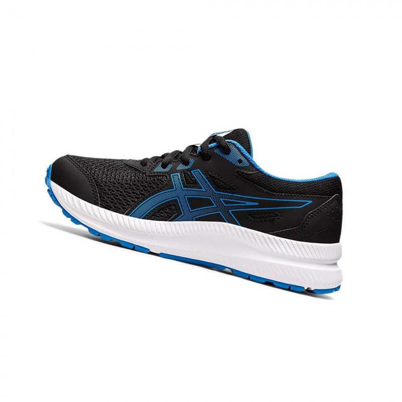 Chaussure Running Asics CONTEND 8 GS Enfant Noir Bleu | UPAR03786