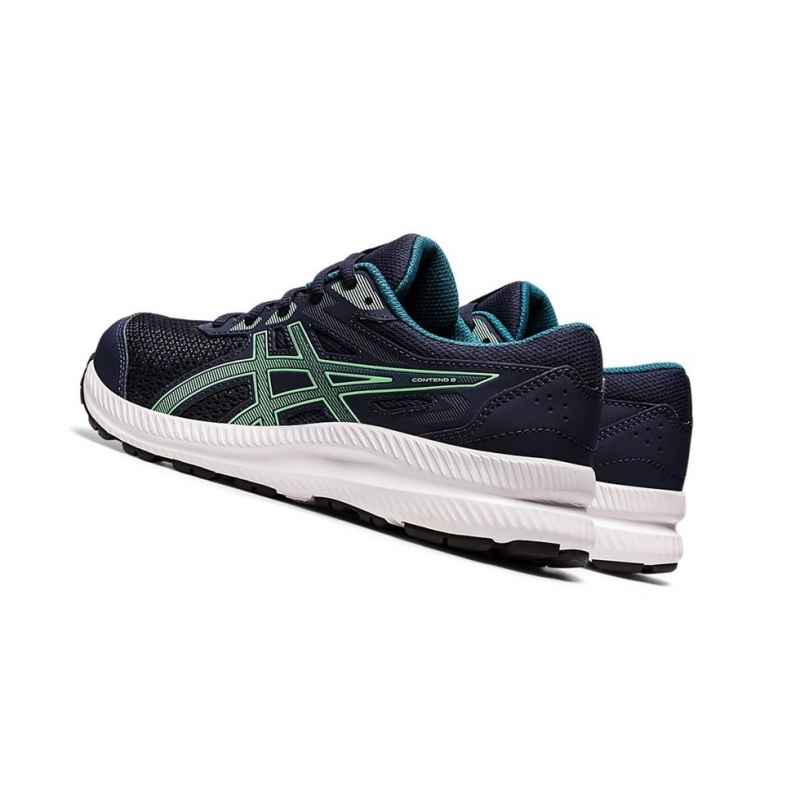 Chaussure Running Asics CONTEND 8 GS Enfant Midnight / New Leaf | VQDP21657