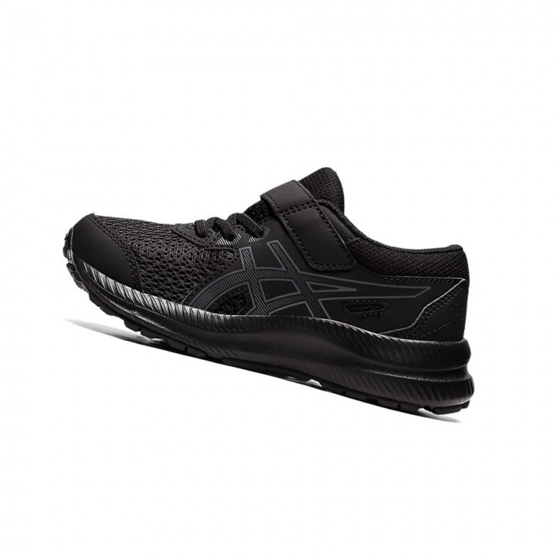 Chaussure Running Asics CONTEND 8 PS Enfant Noir Grise | ZXFK91540