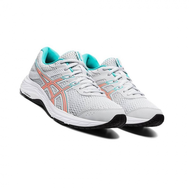 Chaussure Running Asics GEL-CONTEND 6 Femme Blanche | LBIP41308