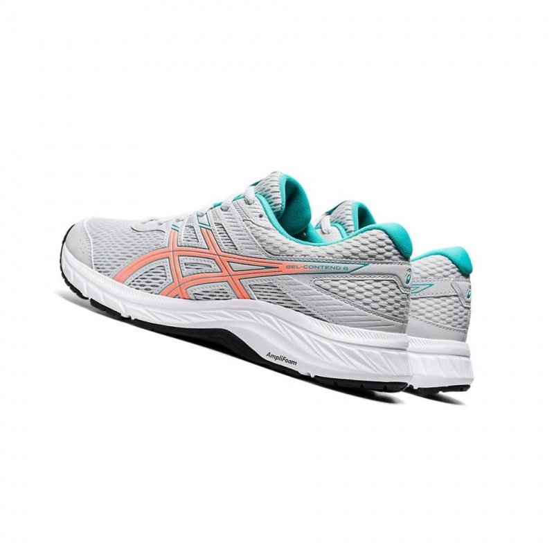 Chaussure Running Asics GEL-CONTEND 6 Femme Blanche | LBIP41308