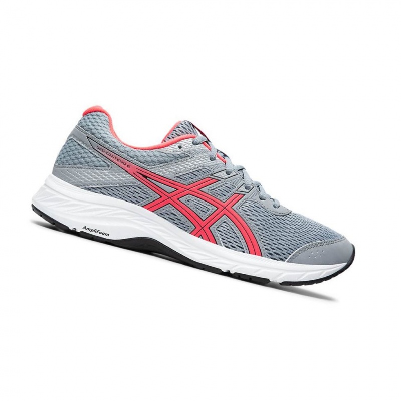 Chaussure Running Asics GEL-CONTEND 6 Femme Grise | HVNP56892