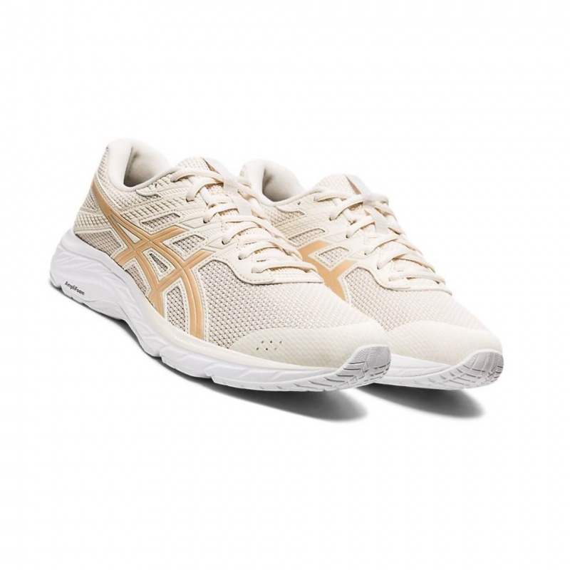 Chaussure Running Asics GEL-CONTEND 6 Femme Beige | AUKC83516